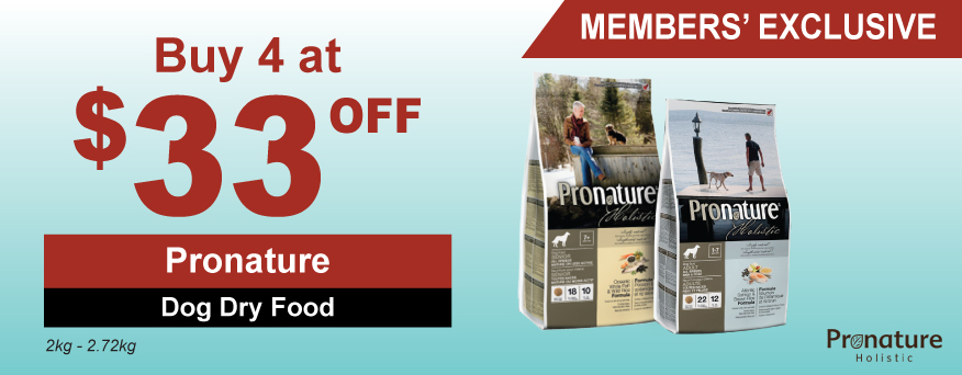 Pronature Dog Dry Food Promo